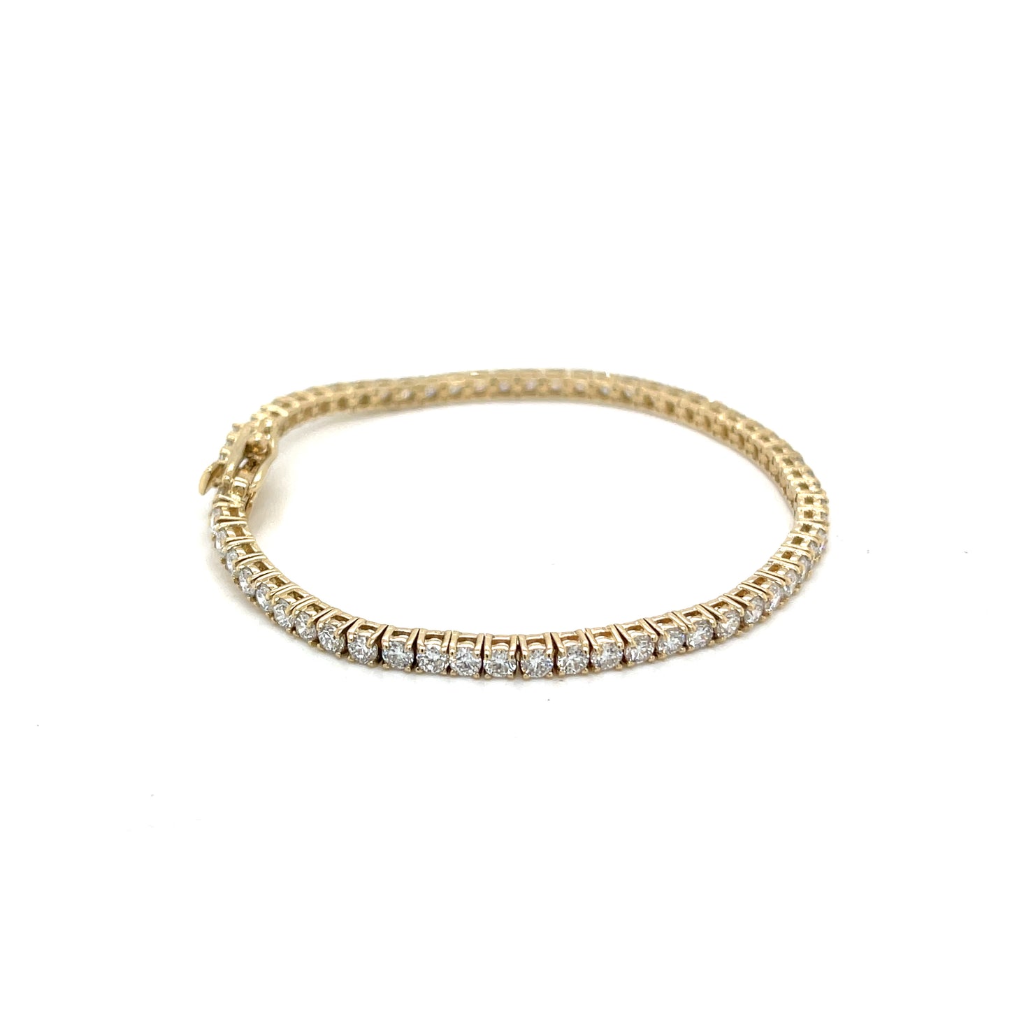 4 prong tennis bracelets 14ky ef vs2 hpht dia 2.83cts