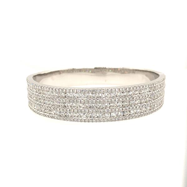 diamond and bangle bracelet