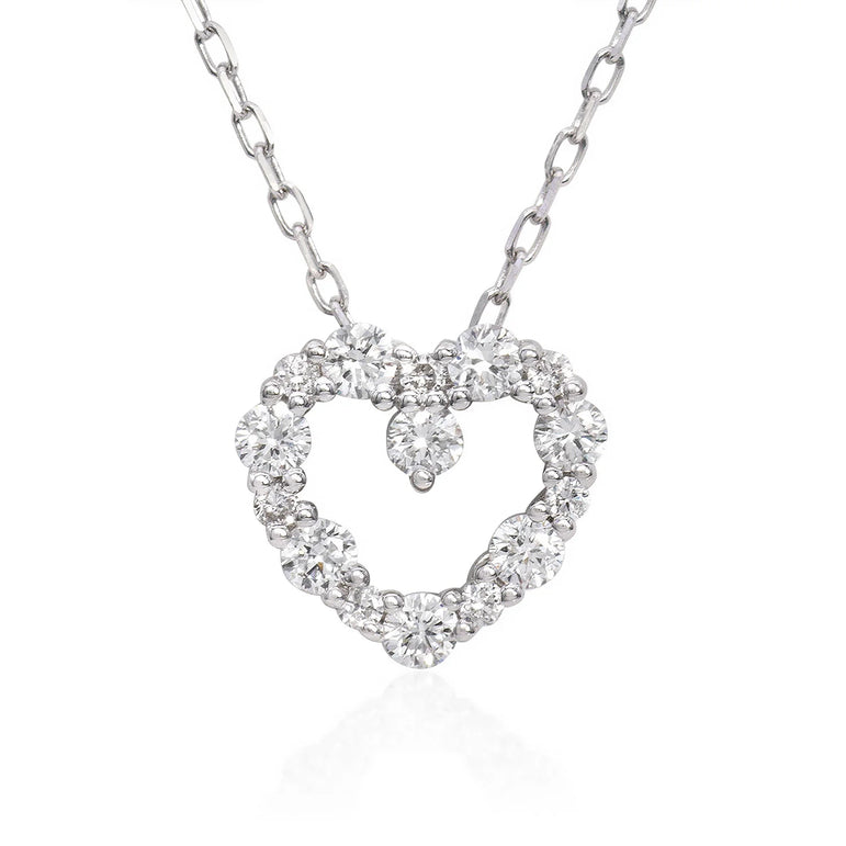 Diamond heart necklace