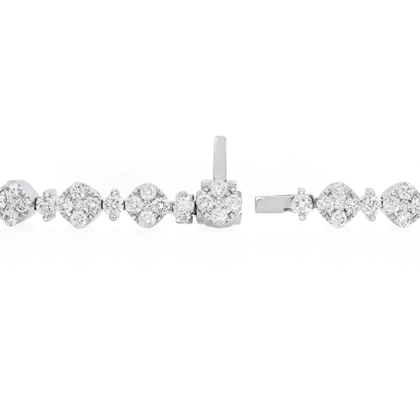 diamond flexible bracelet