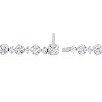 Diamond flexible bracelet