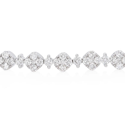 Diamond flexible bracelet