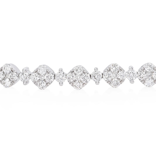 Diamond flexible bracelet