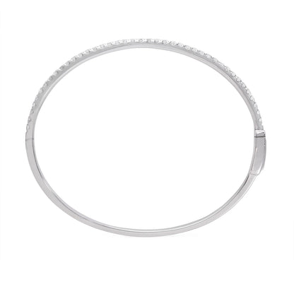 Diamond bangle bracelet