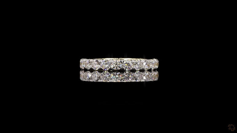 Round-cut Lab Grown Diamond Eternity Band Ring