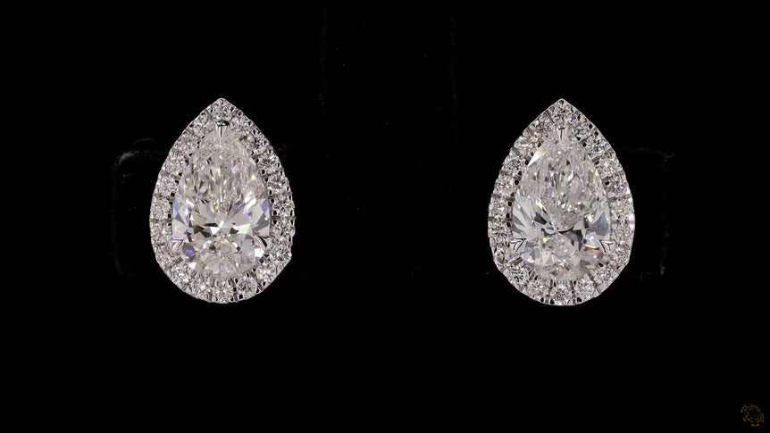 Pear Diamond STUDS