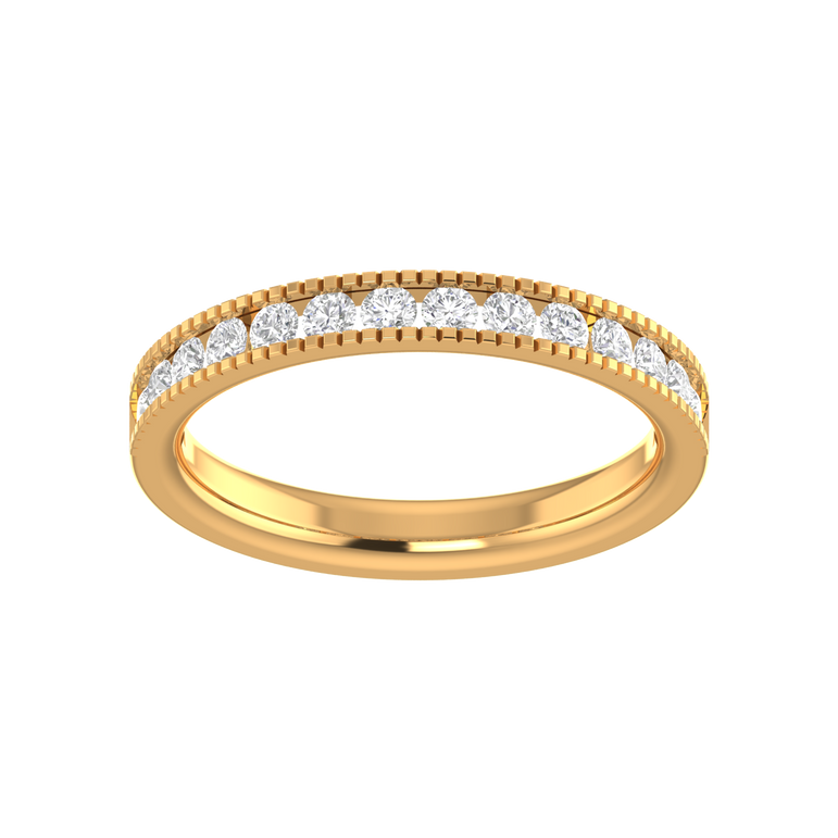 Anniversary Band | 14 Diamond pcs | 0.62ctw Natural Diamond | 14k Gold