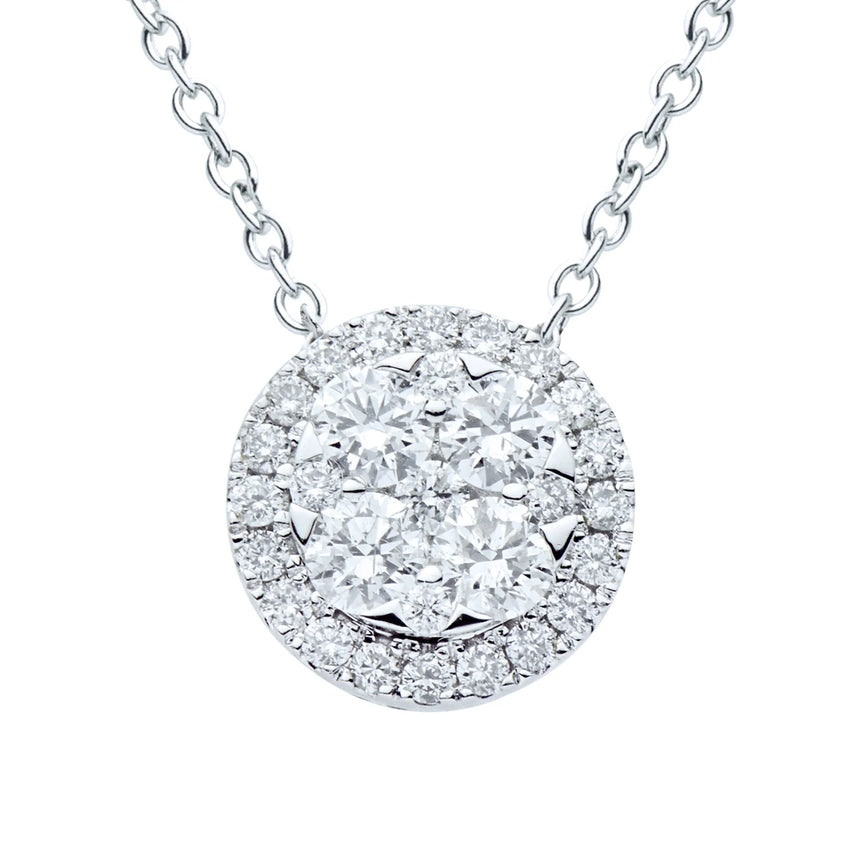 Diamond pendant necklace